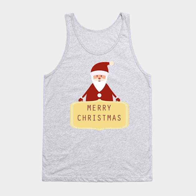 Christmas Santa Tank Top by grafart